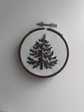 Pine Tree Ornament Hoop