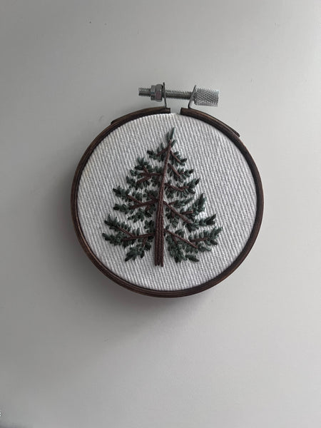 Pine Tree Ornament Hoop