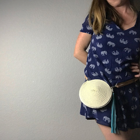 Mini Circle Rope Hip Bag